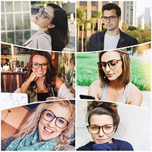 Load image into Gallery viewer, Cyxus Blue Light Blocking Glasses Square Computer Eyewear Clear Lens Eyeglasses Frame (Leopard #2) (8121T03&amp;Leopard)
