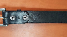 Load image into Gallery viewer, Handmade Heavy Duty Black Leather Belt 1-1/2" Genuine Men Leather Belt Solid Buckle, Leather Dress Belt, Birthday Gift, Fathers Day, Big Belt and Tall, Personalized Free, Proudly Made in USA
