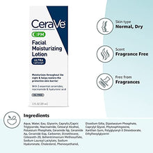 Load image into Gallery viewer, CeraVe PM Facial Moisturizing Lotion | Night Cream with Hyaluronic Acid and Niacinamide | Ultra-Lightweight, Oil-Free Moisturizer for Face | 3 Ounce
