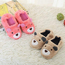 Load image into Gallery viewer, 2-9Y Children Kids Girls Boys All-Inclusive Slippers Cartoon Winter Warm Fake Flock Home Floor Slippers (🍀Watermelon Red, Age💦:3-3.5Years)
