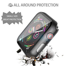 Load image into Gallery viewer, Misxi 2 Pack Hard PC Case with Tempered Glass Screen Protector Compatible with Apple Watch SE Series 6 Series 5 Series 4 40mm - Black
