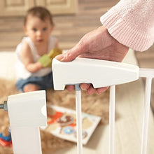 Load image into Gallery viewer, Munchkin Easy Close Pressure Mounted Baby Gate for Stairs, Hallways and Doors, Walk Through with Door, Metal, White
