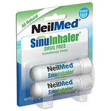 Load image into Gallery viewer, NeilMed SinuInhaler Natural Non Medicated Aromatherapy Inhaler (Bonus Pack)
