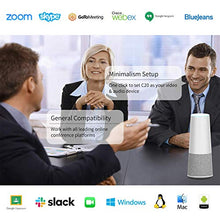 Load image into Gallery viewer, Nuroum Conference Webcam w/Microphone&amp;Speaker for HD 1080P Video Call, All-in-1 Ultra Wide-Angle 100° Camera, 13ft Voice Pickup, AI Noise-Cancel, USB Plug&amp;Play&amp;Power, Speakerphone&amp;Cam Meeting System
