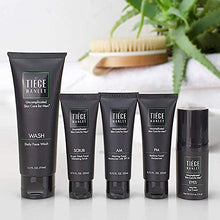 Load image into Gallery viewer, Tiege Hanley Men’s Skin Care System Level 2 | Five Amazing Products Including Face Wash, Morning &amp; Bedtime Moisturizer, Exfoliating Scrub &amp; Eye Cream | Look and Feel Amazing Every Day, It’s Simple

