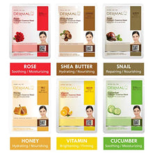 Load image into Gallery viewer, DERMAL 12 Pack Combo Best Value Set Collagen Essence Mask Sheet | Sodium Hyaluronate &amp; Hydrolyzed Collagen Nature Made Fresh Mask | Best Korean Skin Care Mask
