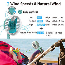 Load image into Gallery viewer, Moomet Mini Portable Stroller Fan | Flexible Monopod | USB Rechargeable Battery
