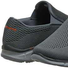 Load image into Gallery viewer, Skechers Men's Equalizer Double Play Slip-On Loafer,Charcoal/Orange,11.5 M US
