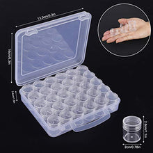 Load image into Gallery viewer, SGHUO 2pack 30PCS 5D Embroidery Diamond Painting Box Storage Containers Portable Plastic Bead Case with Lids for DIY Art Crafts Seeds Beads Sewing Cosmetic Nail Glitter Powder
