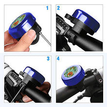 Load image into Gallery viewer, ZYCCW Customized Design Bike Bicycle Bell, Loud Long Crisp Clear Sound for Adults Kids Mountain Road Bike BMX Electric Bike (Evil Eye Hamsa Hand)
