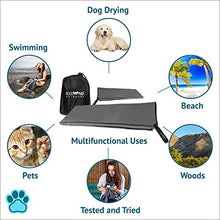 Load image into Gallery viewer, Iceland Outdoors Dog Towel Super Absorbent Large - 2 Microfiber Towels 1 Large, 1 Small Makes Drying Large Medium and Small Dogs Fast &amp; Easy
