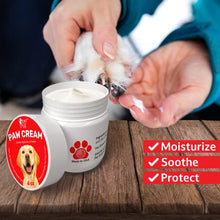 Load image into Gallery viewer, Pet Pull Paw Cream (4 oz) Dog Paw Protector for Heat, Cold &amp; Rough Surfaces - Paw Moisturizer Balm with Natural Waxes &amp; Oils - Puppy Invisible Boot Soothes, Moisturizes, Protects
