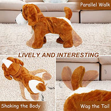 Load image into Gallery viewer, SdeNow Dog Stuffed Animals,Walking Singing Realistic Toy Dog Anime Plush Electronic Pet Baby Stuffed Animals Walking Dog Toy Interactive Puppy Gift
