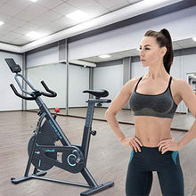 Load image into Gallery viewer, HouseFit Indoor Cycling Stationary Exercise Bike - Cycle Bike with Magnetic Resistance, Quiet Belt Drive and LCD Monitor &amp; Comfortable Seat Cushion
