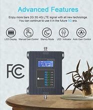 Load image into Gallery viewer, 5G Cell Phone Signal Booster Repeater for Home and Office - Improves 5G and 4G LTE Signal for Verizon, AT&amp;T, T-Mobile, Sprint - Multiple Band 2/4/5/12/13/17 for 5G
