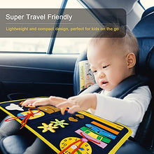 Load image into Gallery viewer, Busy Board, Montessori Toys Sensory Activity Developing Board for Fine Motor Skills, Sensory Toys Learning Board for Toddlers, Travel Toys for Plane and Car, Gifts for 2-6 Year Old Boys &amp; Girls

