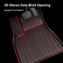 Load image into Gallery viewer, TopLight Automotive Floor Mats for Tesla Model Y All Weather Waterproof Heavy Duty 3D Floor mats Tesla Model Y Set of 3
