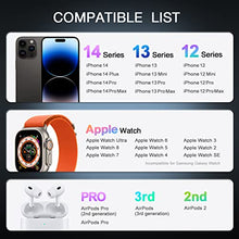 Load image into Gallery viewer, 3 in 1 Wireless Charging Station,Hicober Charger Station [Compatible with MagSafe],Foldable Charging Pad for Multiple Devices for iPhone 14 13 12 Pro Max Apple Watch/Airpods (QC3.0 Adapter Included)
