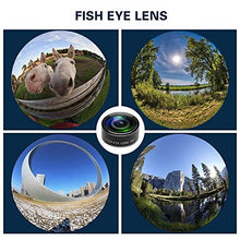 Load image into Gallery viewer, SHUTTERMOON UPGRADED Phone Camera Lens Kit for iPhone 11/Xs/R/X/8/7/6s/Smartphones/Pixel/Samsung/Android Phones Camera. 2xTele Lens Zoom Lens+Fisheye Lens+Super Wide Angle Lens&amp;Macro Lens+CPL (5 in 1)
