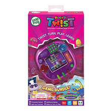 Load image into Gallery viewer, LeapFrog Rockit Twist Handheld Learning Game System, Purple and 2-Game Pack: Cookie's Sweet Treats and Dinosaur Discoveries

