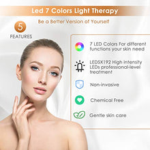 Load image into Gallery viewer, Photon Skin Rejuvenation Face &amp; Neck Mask | LED Photon Red Blue Green Therapy 7 Color Light Treatment Anti Aging Spot Removal Wrinkles Whitening Facial Skin Care Mask
