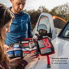 Load image into Gallery viewer, Surviveware Large First Aid Kit &amp; Added Mini Kit for Trucks, Car, Camping and Outdoor Preparedness
