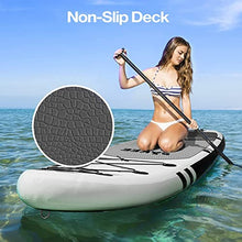 Load image into Gallery viewer, SÄKEE 10FT Inflatable Stand Up Paddle Board with Premium SUP Accessories, Fit for Youth &amp; Adult Paddleboard with Kayak Seat
