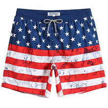 Load image into Gallery viewer, MaaMgic Mens Swim Trunks Quick Dry Swim Shorts with Mesh Lining Funny Swimwear Bathing Suits
