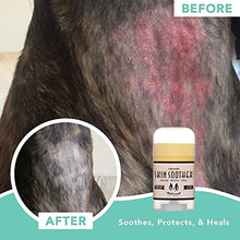 Load image into Gallery viewer, Natural Dog Company Skin Soother Stick (2 oz) | Healing Balm with Almond Oil, Lavender, Cocoa Butter, and Vitamin E | Hot Spot Treatment for Dogs | Allergy Treatment and Dry Skin Soother for Dogs
