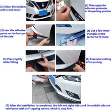 Load image into Gallery viewer, Front Lip ,HengJia Auto Parts 2.5m/8.2ft Car carbon fiber front lip,Front Bumper Lip ,Carbon Lip ,Side Skirt, front lip spoiler 100% waterproof protection(Carbon black)
