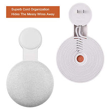 Load image into Gallery viewer, Google Home Mini Wall Mount Holder, Caremoo Space-Saving Design AC Outlet Mount, Perfect Cord Management for Google Home Mini Voice Assistant (White, 3 Pack)
