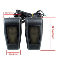 Load image into Gallery viewer, Atubeix LED 3rd Brake Lights Tailgate Rear Lamp for Wrangler JK 07-17 2 pcs (Red)
