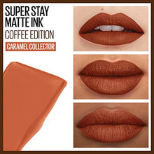 Load image into Gallery viewer, Maybelline New York SuperStay Matte Ink Liquid Lipstick, Coffee Edition, Caramel Collector, 0.17 Ounce
