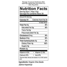 Load image into Gallery viewer, Viva Naturals The Finest Organic Raw Chia Seeds, 1 Pound &amp; Organic Ground Flax Seed, 15 oz - Specially Cold-milled Using Proprietary Technology for Optimal Smoothness and Freshness
