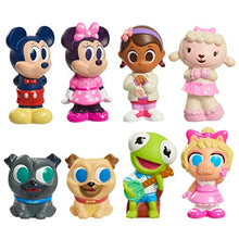 Load image into Gallery viewer, Disney Junior Music Lullabies Bath Toy Set, Includes Mickey Mouse, Minnie Mouse, Bingo, Rolly, Doc McStuffin, Lambie, Kermit, and Piggy Water Toys, Amazon Exclusive, by Just Play
