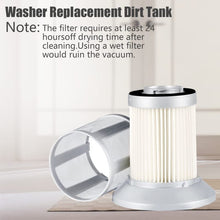 Load image into Gallery viewer, Replacement Filter for Bissell 2156A, 1665, 16652, 1665W Zing Canister Vacuum, Replacement Upright Vacuum Filter Compatible with Bissell Powerforce 1665, Compare to Part 1613056 (2 Pack)
