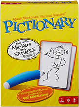 Load image into Gallery viewer, Pictionary Quick Drawing Board &amp; Guessing Game for Family, Kids, Teens &amp; Adults, with Dry Erase Boards, Special Markers &amp; Clue Cards with a Unique Catch-All Category [Amazon Exclusive]
