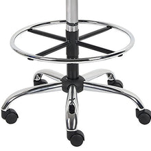 Load image into Gallery viewer, Boss Office Products B16245-BK Be Well Medical Spa Drafting Stool with Back,  Black
