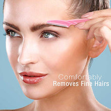 Load image into Gallery viewer, 60 Pieces Eyebrow Razor Shaper Trimmer Shaver Women Facial Razor with Precision Cover (Pink, Blue, Yellow)
