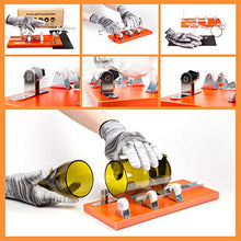 Load image into Gallery viewer, HOME PRO SHOP Bottle Cutter &amp; Glass Cutter Kit- Wine Bottle Cutter DIY Tool- Glass Bottle Cutter Kit for Wine, Beer Bottles, Mason Jars - Bottle Cutting Kit w/Safety Gloves &amp; Accessories
