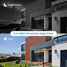 Load image into Gallery viewer, Security Camera Wireless Outdoor,Pan-Tilt 2.4G WiFi Solar Security Camera,Battery Powered Surveillance Cameras for Home with Night Vision,2-Way Audio,Motion Detection,SD Card &amp; Cloud Storage, Codnida
