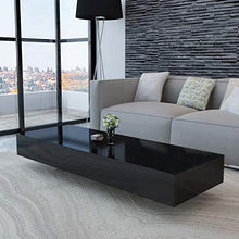 Load image into Gallery viewer, Modern Elegant MDF High Gloss Coffee Table Side/End/Sofa Table, Living Room Home Furniture 45.3" x 21.7" x 12.2"
