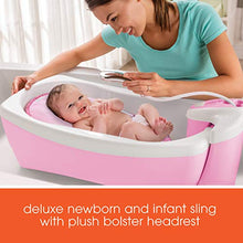 Load image into Gallery viewer, Summer Lil Luxuries Whirlpool Bubbling Spa &amp; Shower (Pink) – Luxurious Baby Bathtub with Circulating Water Jets – Includes Deluxe Newborn Sling and Clean Rinse Spa/Shower Unit
