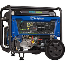 Load image into Gallery viewer, Westinghouse WGen9500DF Dual Fuel Portable Generator-9500 Rated 12500 Peak Watts Gas or Propane Powered-Electric Start-Transfer Switch &amp; RV Ready, CARB Compliant
