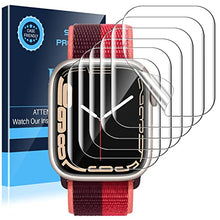 Load image into Gallery viewer, LK 6 Pack Screen Protector Compatible with Apple Watch Series 7 45mm [New Version] Anti-Scratch, Bubble-free, HD Transparent Self-Healing Flexible TPU Film for iWatch 45mm
