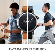 Load image into Gallery viewer, Moto 360 3rd Gen 2020 - Wear OS by Google - The Luxury Stainless Steel Smartwatch with Included Genuine Leather and High-Impact Sports Bands - Steel Gray
