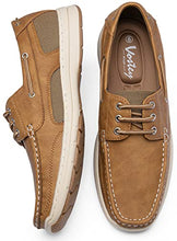 Load image into Gallery viewer, Vostey Men's Loafers &amp; Slip-ons 3-Eye Boat Shoes Men Comfortable Casual Loafers for Men (BMY3005 tan 10.5)
