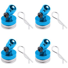 Load image into Gallery viewer, Hobbypark Alloy Magnetic Stealth Invisible Body Post Mount Shell for Drift RC Touring Car (Pack of 4)

