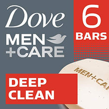 Load image into Gallery viewer, Dove Men+Care Body Soap and Face Bar More Moisturizing Than Bar Soap Deep Clean Effectively Washes Away Bacteria, Nourishes Your Skin 3.75 oz 6 Bars
