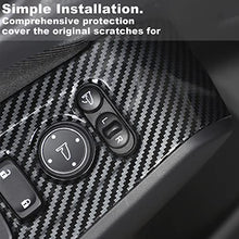 Load image into Gallery viewer, Horry ABS Engineering Plastics,Carbon Fiber Print Automobile Armrest Window Rise Lift Down Control Switch Door Lock Panel Cover Trim Inner Accessories for Honda Civie 2022 Sedan Hatchback (Black)
